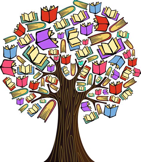 Clipart Book Tree Clipart Book Tree Transparent Free For Download On