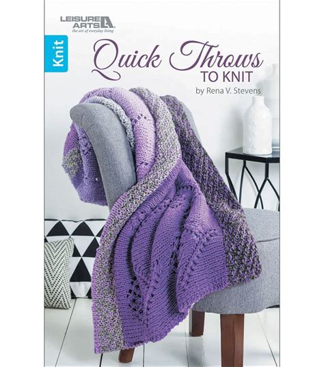 Quick Throws To Knit Book Joann Baby Knitting Patterns Baby