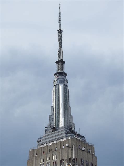 Empire State Building Spire Restoration Nears Completion In Midtown