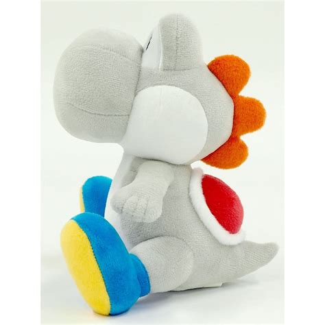 Sanei Super Mario All Star Collection Ac50 White Yoshi Plush Small