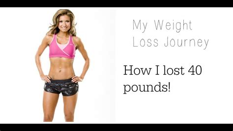 How I Lost 40 Lbs My Weight Loss Story Youtube