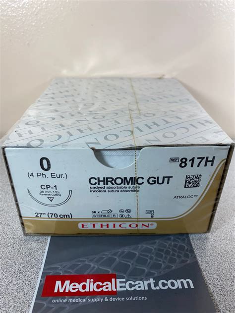 Ethicon 817h Surgical Gut Suture Chromic