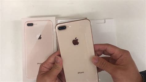 Iphone 8 Plus Gold Unboxing Youtube