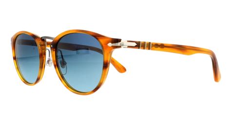 Persol Persol Sunglasses Po3108s 960 S3 Striped Brown 49mm