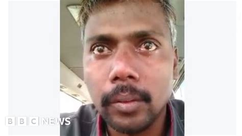 Indian Workers Tearful Plea To Leave Saudi Arabia Bbc News
