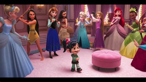 Ralph Breaks The Internet Vanellope Meets The Disney Princesses Youtube