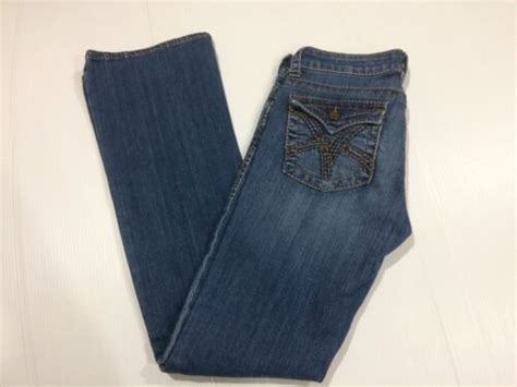 Kut From The Kloth Blue Stretchy Kate Low Rise Bootcut Cotton Jeans Sz