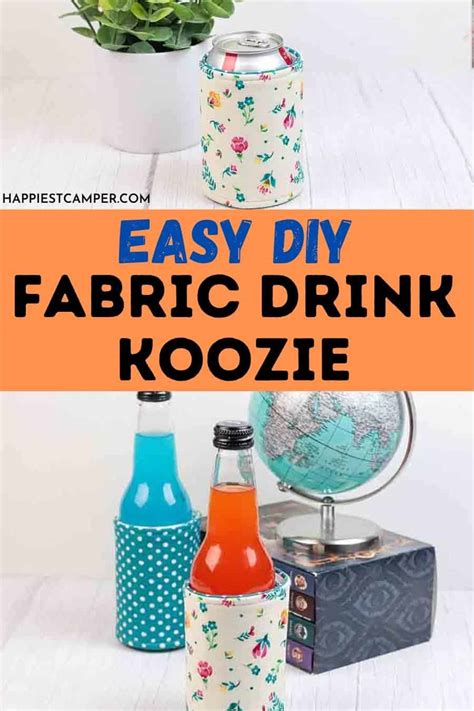 How To Make A Fabric Beverage Holder Koozie