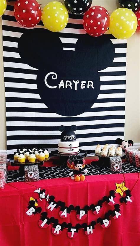 Make sure this fits by entering your model number.; Mickey Birthday Party Ideas #MickeyMouse | Mickey mouse ...