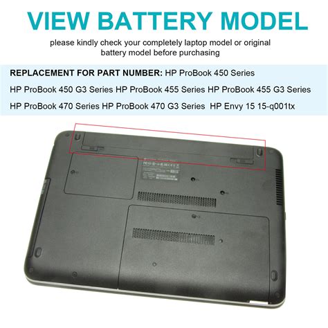 Ri04 R104 Battery For Hp Probook 450 455 470 G3 Series Ri06xl 805047