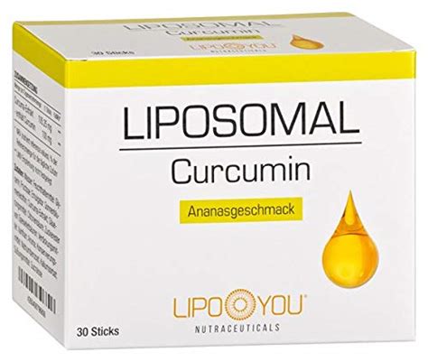 Liposomal Curcumin Fl Ssig Sticks Mit Curcuma Extrakt Curcumin