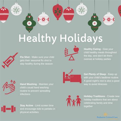 6 Healthy Holiday Tips Pediatric Critical Care