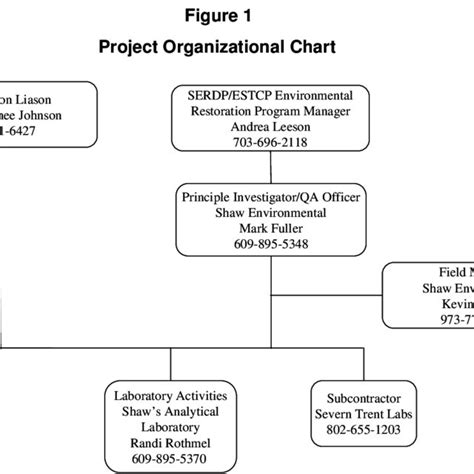 Project Organizational Chart Download Scientific Diagram