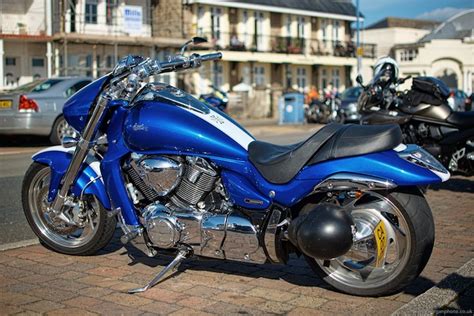 Blue Bike Striking Metallic Blue Custom Motorcycle Porthc Flickr