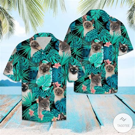 Siamese Tropical Hawaiian Shirt Tagotee