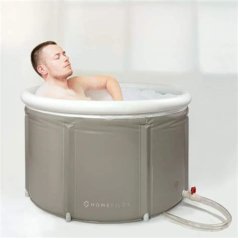 Portable Bathtub Large By Homefilos Japanese Soaking Bath Tub For