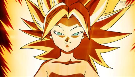 Caulifla The First Female Super Saiyan By Razorzeshu On Deviantart