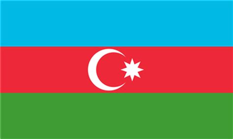 Azərbaycan bayrağı) is one of the national symbols of azerbaijan and consists. Azerbaijan-Flag Bazaar