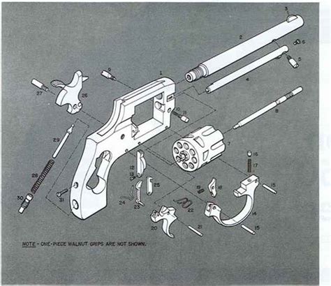 Model Revolver Firearms Assembly Bev Fitchetts Guns Magazine