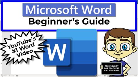 Beginners Guide To Microsoft Word Youtube