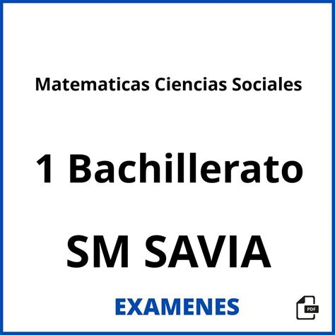 Lista Foto Solucionario Matemáticas Aplicadas A Las Ciencias Sociales Bachillerato Sm