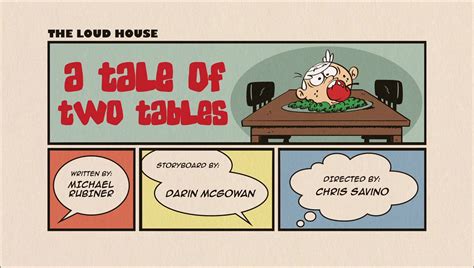 A Tale Of Two Tables The Loud House Encyclopedia Fandom