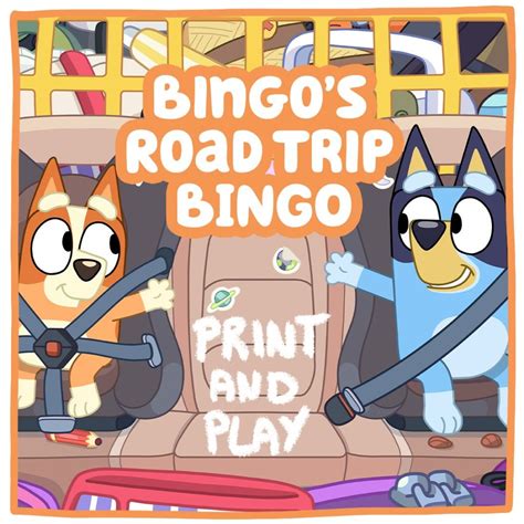 Bingos Road Trip Bingo Bluey Official Website