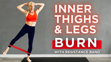 ⏰ 15 Min Inner Thighs And Legs 🔥 Burn With Resistance Band Workouts