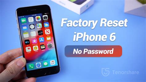 How To Factory Reset Iphone 6 Without