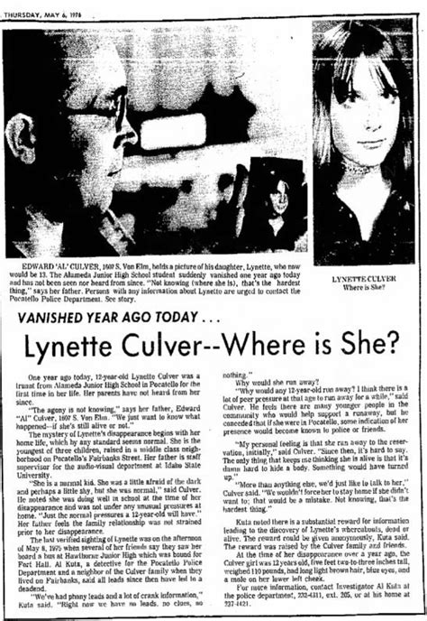 Lynette Dawn Culver Serial Killers Ted Bundy Victim