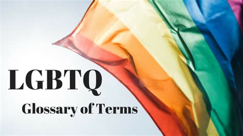 lgbtq glossary of terms 2018