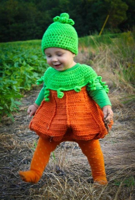 Pumpkin Costume Crochet Pattern Halloween Digital Download Etsy