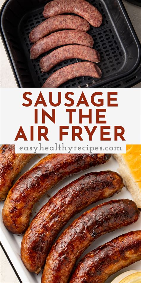Perfectly Cooked Sausage In The Air Fryer Easy Healthy Recipes