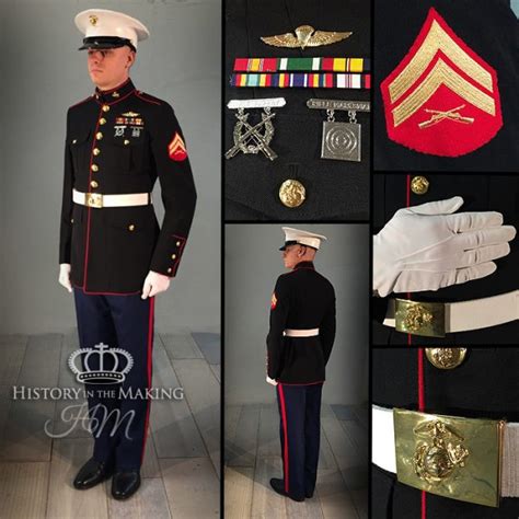 United States Marine Corps Dress Blues Uniform History In The Making