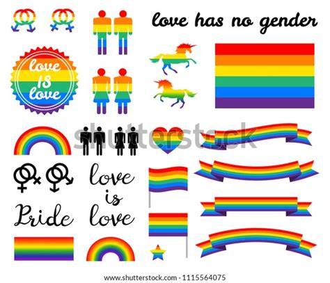 Vector Isolated Infographic Elements Lgbt Trans Stock Vector Royalty Free 1115564075