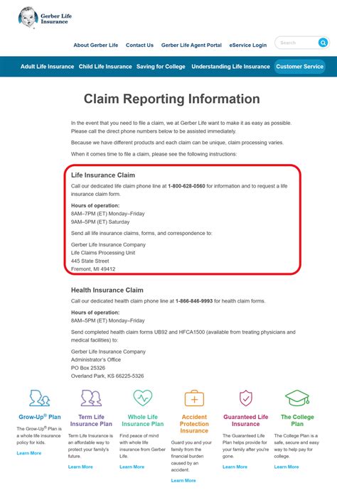 Gerber Life Insurance Claim Form Online - ClaimForms.net