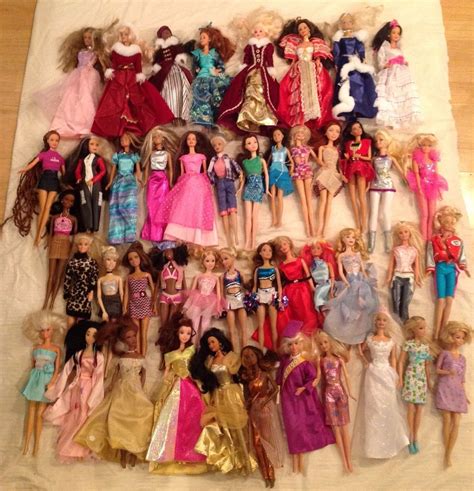 barbie doll lot of 45 vtg barbie mattel for play or ooak 1960 s and up victorian barbie dolls