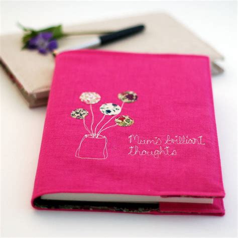Personalised Floral Notebook By Handmade At Poshyarns