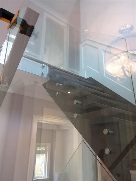 The Best Interior Glass Stair Railing Installations Toronto And Gta