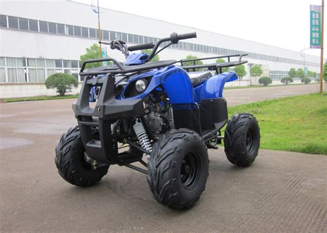 The quad cycles are easy to ride, the steering is light, and pedalling is easy. Motor Utility Blue Racing ATV Hydraulic Four Wheel For ...