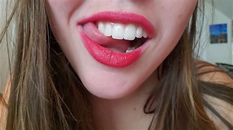 Close Up Kissing Tongue Mouth Sounds Positively Happy ASMR YouTube