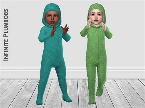 The Sims Resource Ip Toddler Fleece Onesie