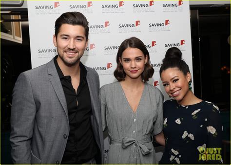 Maia Mitchell Gets Support From The Fosters Co Star Cierra Ramirez At Saving Innocence Benefit
