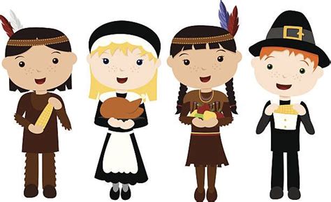 cute pilgrims and indians pilgrims and indians thanksgiving photos thanksgiving clip art
