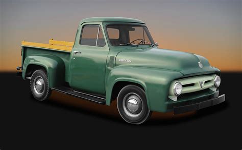 1953 Ford F 100 Pickup Truck 1953fordf100truck170237 Photograph By