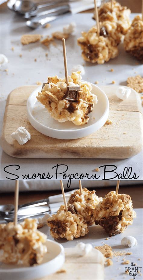 Smores Popcorn Balls Smore Recipes Dessert Recipes Easy Fun Desserts