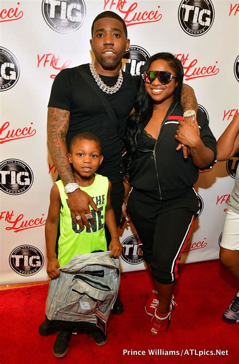 Reginae Carter And YFN Lucci Pose With His Son At Their Back To School
