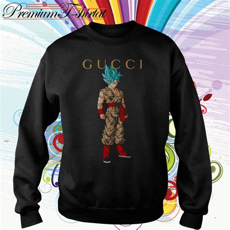 Goku Dragon Ball Super Gucci Shirt Sweater Hoodie And Ladies Tee