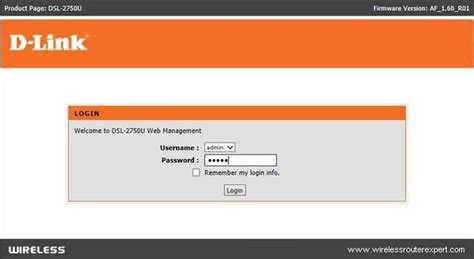 How To Login D Link Router Admin Page Dlink Router Dashboard