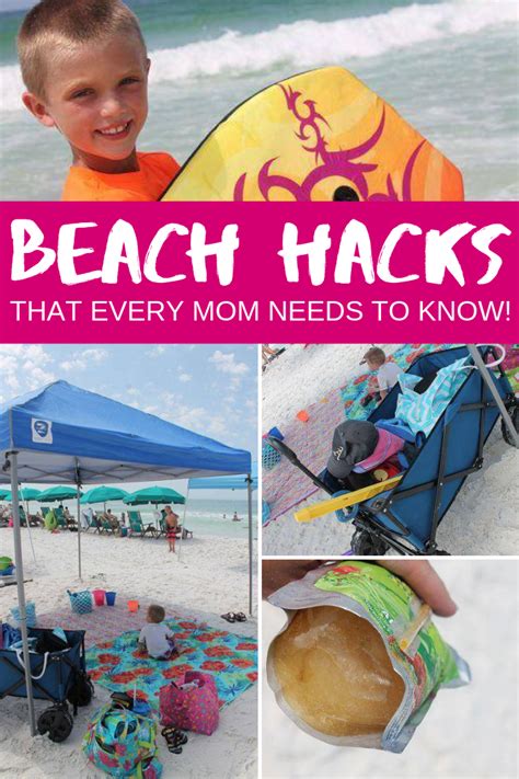 Beach Hacks Every Mom Needs To Know Summertime Is Here And Its Time